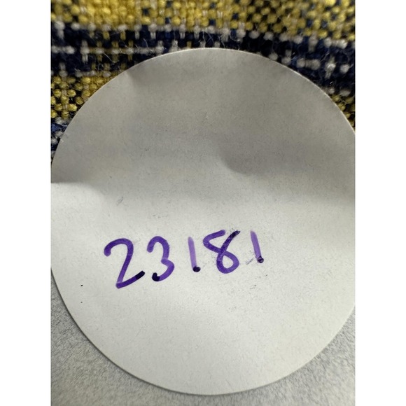 TwentyX Shirt Mens Large Yellow Blue Plaid Button Down Short Sleeve Western - Picture 8 of 8